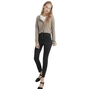 NWT MADEWELL Petite Stovepipe Jeans in Banberry Wash: Raw-Hem Petite 30